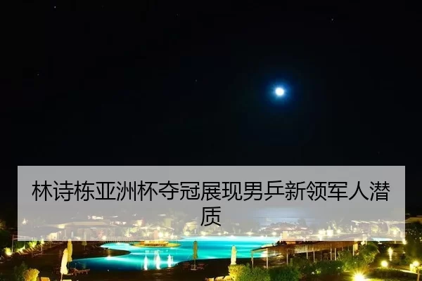 林诗栋亚洲杯夺冠展现男乒新领军人潜质